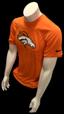 Nike Dri Fit Men's Denver Broncos Orange Just Do It Short Sleeve Shirt NFL