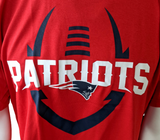 Nike Dri-Fit Men's New England Patriots NFL Football Red Short Sleeve Shirt