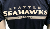 Nike Dri Fit Men's Seattle Seahawks Football Navy Short Sleeve Shirt NFL T-Shirt