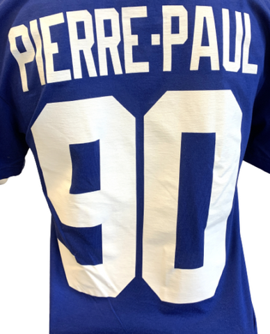 NIKE NFL TEAM APPAREL NEW YORK GIANTS JASON PIERRE PAUL BLUE XL JERSEY