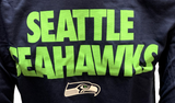 Nike Men's Seattle Seahawks Navy Long Sleeve Shirt NFL T-Shirt