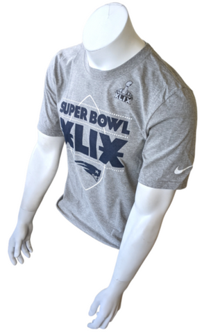 Nike Men's New England Patriots Super Bowl XLIX Roster Gray Short Slee –  Surplus Select