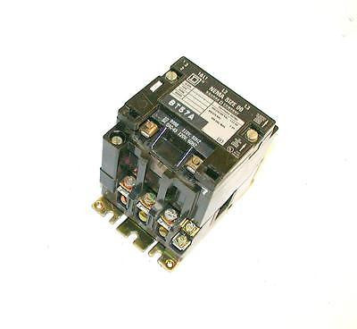 SQUARE D 9 AMP CONTACTOR 110/120 VAC MODEL 8736SA016