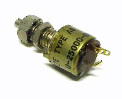 NEW OHMITE 3608 POTENTIOMETER 25K OHMS 1/2 WATT