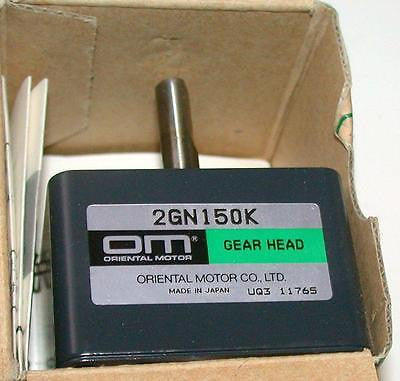 NEW ORIENTAL MOTOR  2GN150K  GEAR HEAD