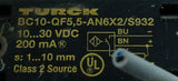 Turck BC10-QF5.5-AN6X2/S932 Capacitive Proximity Sensor 10mm Range 10-30VDC