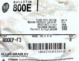 Allen Bradley AB 800EP-F3 Green Flush Push Button