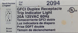 Pass & Seymour Legrand 2094 GFCI Duplex Receptacle W/ Trip Indicator 20A 125VAC