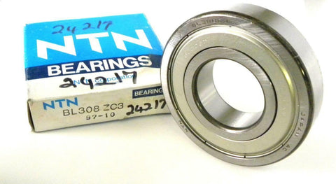 NEW NTN BL308ZC3 SINGLE ROW BALL BEARING 40 MM X 90 MM X 23 MM (2 AVAILABLE)