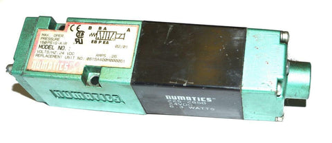 NUMATICS 225-285B SOLENOID VALVE 24 VDC 6.3 WATTS