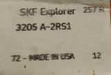 SKF Explorer 3205 A-2RS1 Double Row Sealed Ball Bearing 0.98" x 2.04" x .8125"