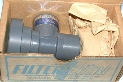 New Filterchem  VB-75  PVC Vacuum Breaker Valve 3/4 NPT