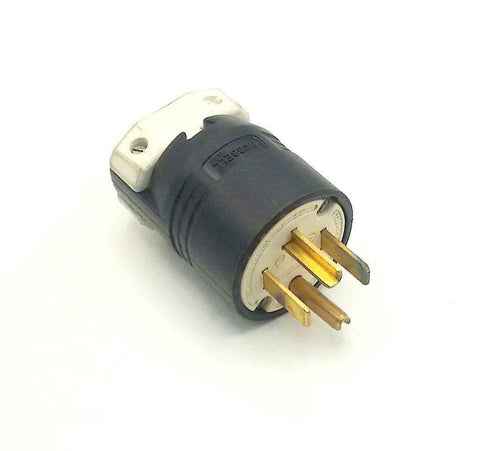 Hubbell  HBL4720C 3-Phase Straight Male Plug 125/250 VAC 30 Amp 3P-4W