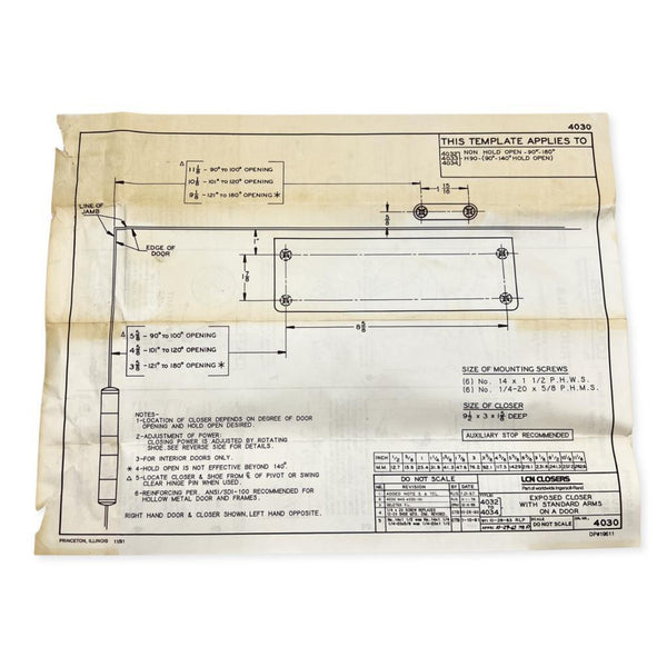 Ingersoll-Rand 4030 Arm Function LCN Door Closer – Surplus Select