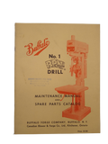 Buffalo Forge Company- No. 1 RPMSTER Drill Maintenance Manual