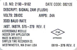 Simplex 2190-9262 Signal ZAM Module