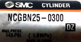 SMC NCGBN25-0300 Air Cylinder 145PSI Max