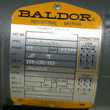 2 NEW BALDOR 3 PHASE AC MOTORS .17 HP MODEL 33870674