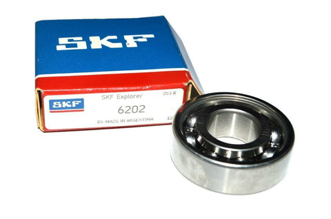 NEW SKF 6202 ROLLER BEARING 15 MM X 35 MM X 11 MM (5 AVAILABLE)