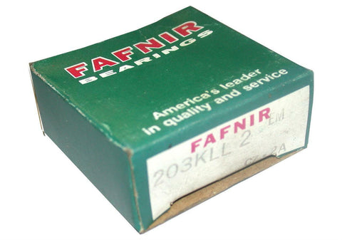 BRAND NEW IN BOX FAFNIR BALL BEARING 203KLL 2 (6 AVAIL)