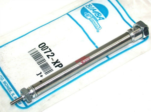 UP TO 7 NEW BIMBA 2" STROKE SPRING RETURN STAINLESS AIR CYLINDERS 0072-XP