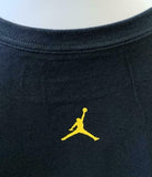 Nike Jordan Men's Jumpman Top Down Black Short Sleeve Shirt Size Large