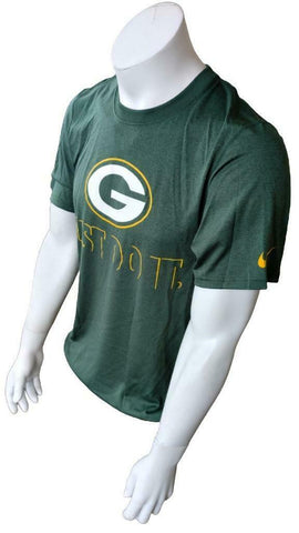 Nike Dri-Fit Men's Green Bay Packers Just Do it NFL Green Shirt Size Small