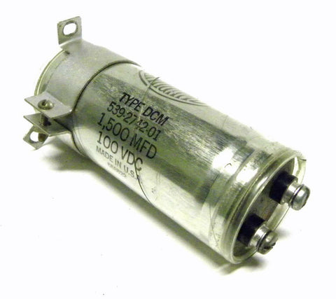 SANGAMD 539-2742-01 TYPE DCM CAPACITOR 1500 MFD 100 VDC