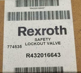 Rexroth R432016643 Safety Lockout Valve 150 PSI