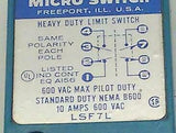 New Honeywell Micro Switch  LSF7L  Heavy Duty Oil Tight Limit Switch 600 VAC