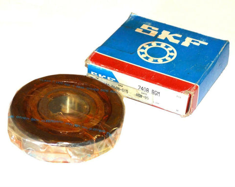 NEW SKF 7408 BGM ANGULAR CONTACT BEARING 40 MM X 110 MM X 27 MM