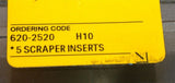 Lot of 2 New Sandvik Scraper Inserts 620-2520 Business & Industrial:CNC, Metalworking & Manufacturing:Workholding & Toolholding:Toolholding:Indexable Inserts Sandvik Coromant   