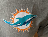 Nike Dri-Fit Men's Miami Dolphins NFL Football Gray Short Sleeve Shirt Size S