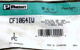 Panduit CF1064IW 4-Port Frame Faceplate