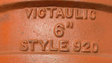 Victaulic Style 920 Firelock Style Grooved Ductile Iron Mechanical Tee 6 x 6 x 2