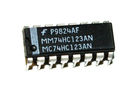 NEW FAIRCHILD P9824AF MM74HC123AN IC MULTIVIBRATOR (20 AVAILABLE)