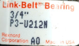 Link-Belt P3-U212N 3/4" Pillow Block Ball Bearing Unit Cast Iron Two-Bolt Base