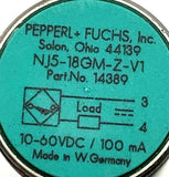 Pepperl + Fuchs NJ5-18GM-Z-V1 Inductive Proximity Sensor (2 Available)