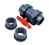 FNW FNW340NAEJ 1-1/2" PVC EPDM True Union Ball Valve DN40