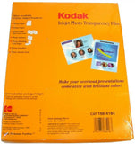 Up to 30 New Kodak 8 1/2 x 11" Inkjet Photo Transparency Film 50 Ct Cat 166 4184