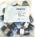 Lot of 10 Festo QSS-12 Push-in bulkhead connectors 153161 New - 3 available