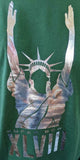 Nike Men's Super Bowl XLVIII Statue Of Liberty Field Goal Green Shirt Size L