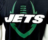 Nike Dri-Fit Men's New York Jets NFL Football Black Short Sleeve Shirt Size XL