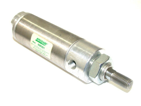 NEW SPEEDAIRE STAINLESS 2" STROKE AIR CYLINDER 1 1/2" BORE 6W091