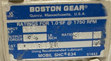 Boston Gear 33-896-919 Gear Motor 1/4 HP 30:1 Ratio 115V 208-230V Single Phase