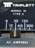 Triplett Model 310 Type 5 Multimeter W/ Model 10 Type 3 Amp Attachment