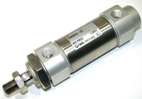 UP TO 2 NEW SMC 1" STROKE 40MM STROKE STAINLESS AIR CYLINDERS CM2B40-25