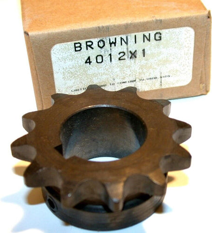 Browning Sprockets 12 Teeth 1" Bore 4012X1 New