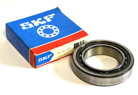 NEW SKF NU 1011 ECP CYLINDRICAL ROLLER BEARING 55 MM X 90 MM X 18 MM