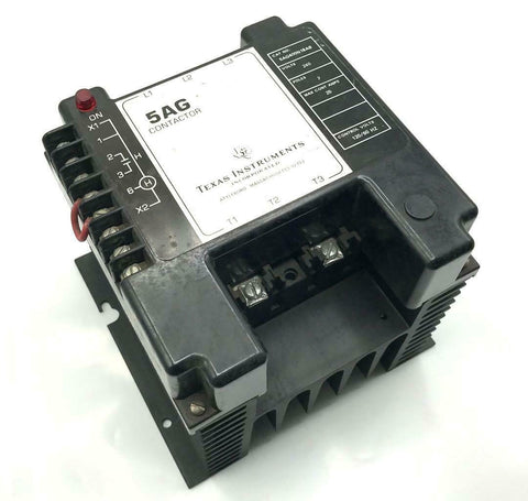 Texas Instruments 5AG Contactor 240V, 2 Pole, 25A, 120V 60 Hz 5AG400N1BAB